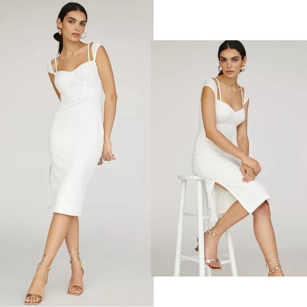 Anthropologie Textured Knit Midi Dress